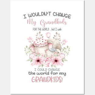 Grandma - Change the World Elephant Posters and Art